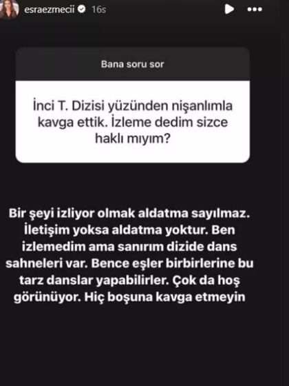 esra ezmeci nin inci taneleri yuzunden kavga eden cifte verdigi tavsiye gundem oldu